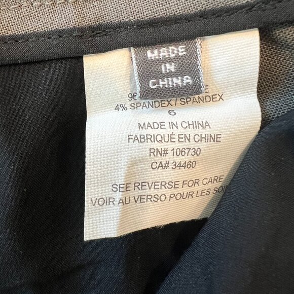 VINCE Tapered Tuxedo Pants Trousers SZ 6 - Picture 15 of 16